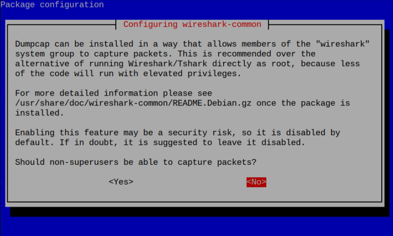 Installing and Running Wireshark on the Raspberry Pi?