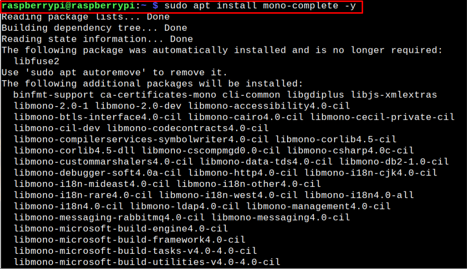 Installing Mono on Raspberry Pi?